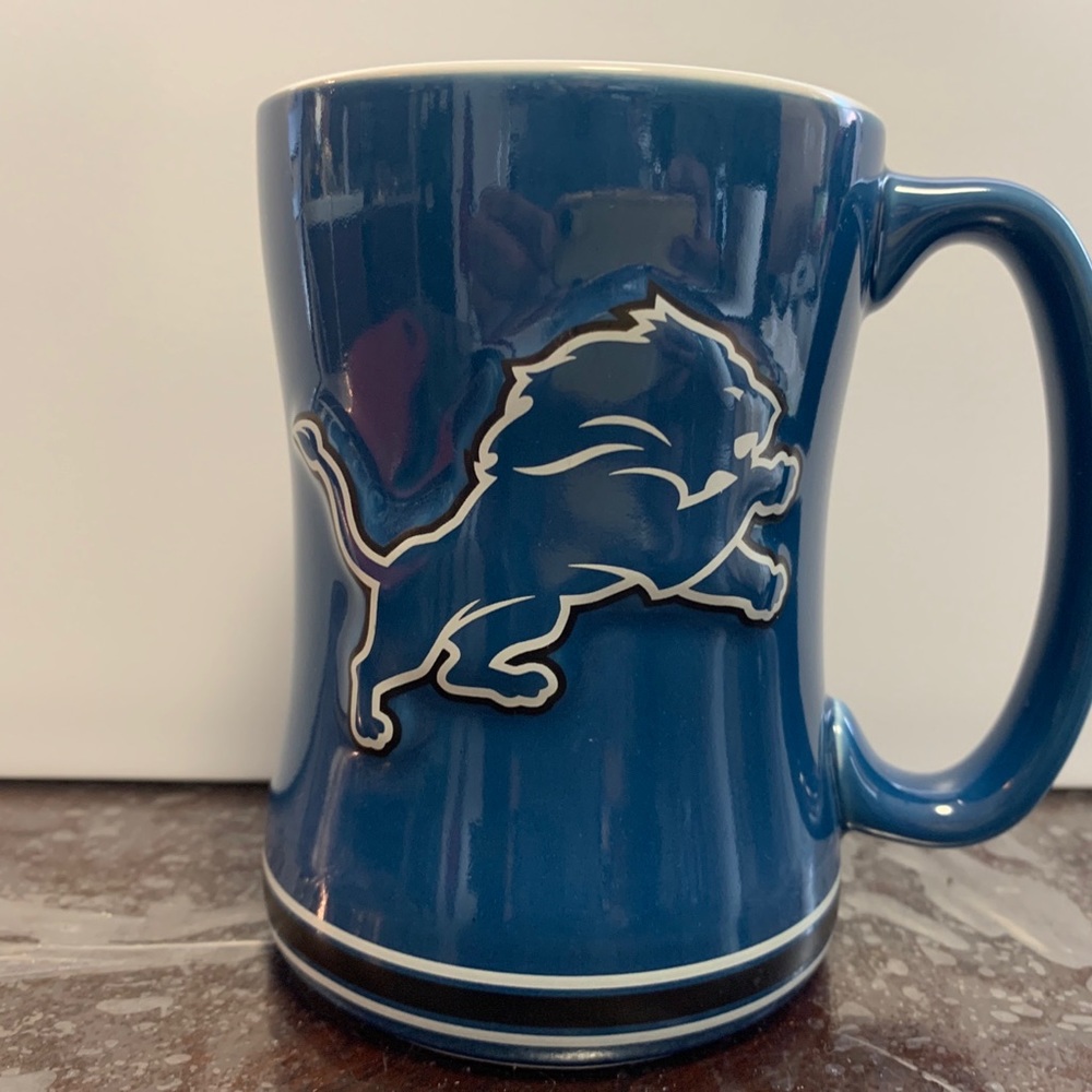 NFL Detroit Lions Blue Coffee Cup Mug